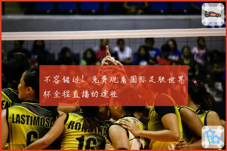 不容错过！免费观看国际足联世界杯全程直播的途径